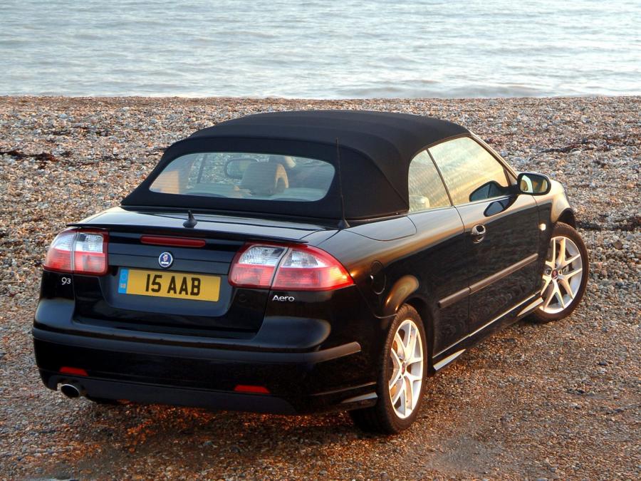  Saab 9-3 Aero Convertible 2003 года  (UK) (фото 3 из 11)